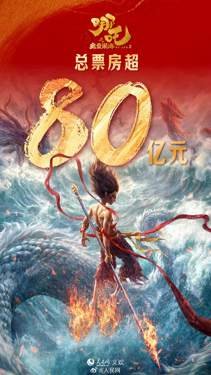 《哪吒2》票房破80億！三維動畫制作技術(shù)如何重塑中國神話IP？